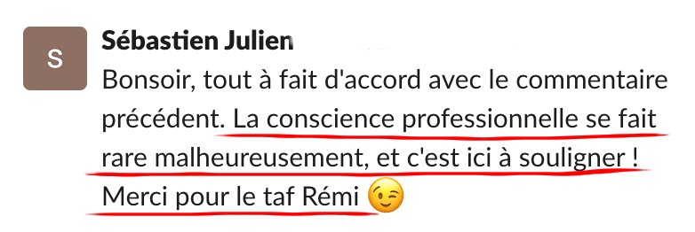 Échange dans la communauté Réussir Son SEO